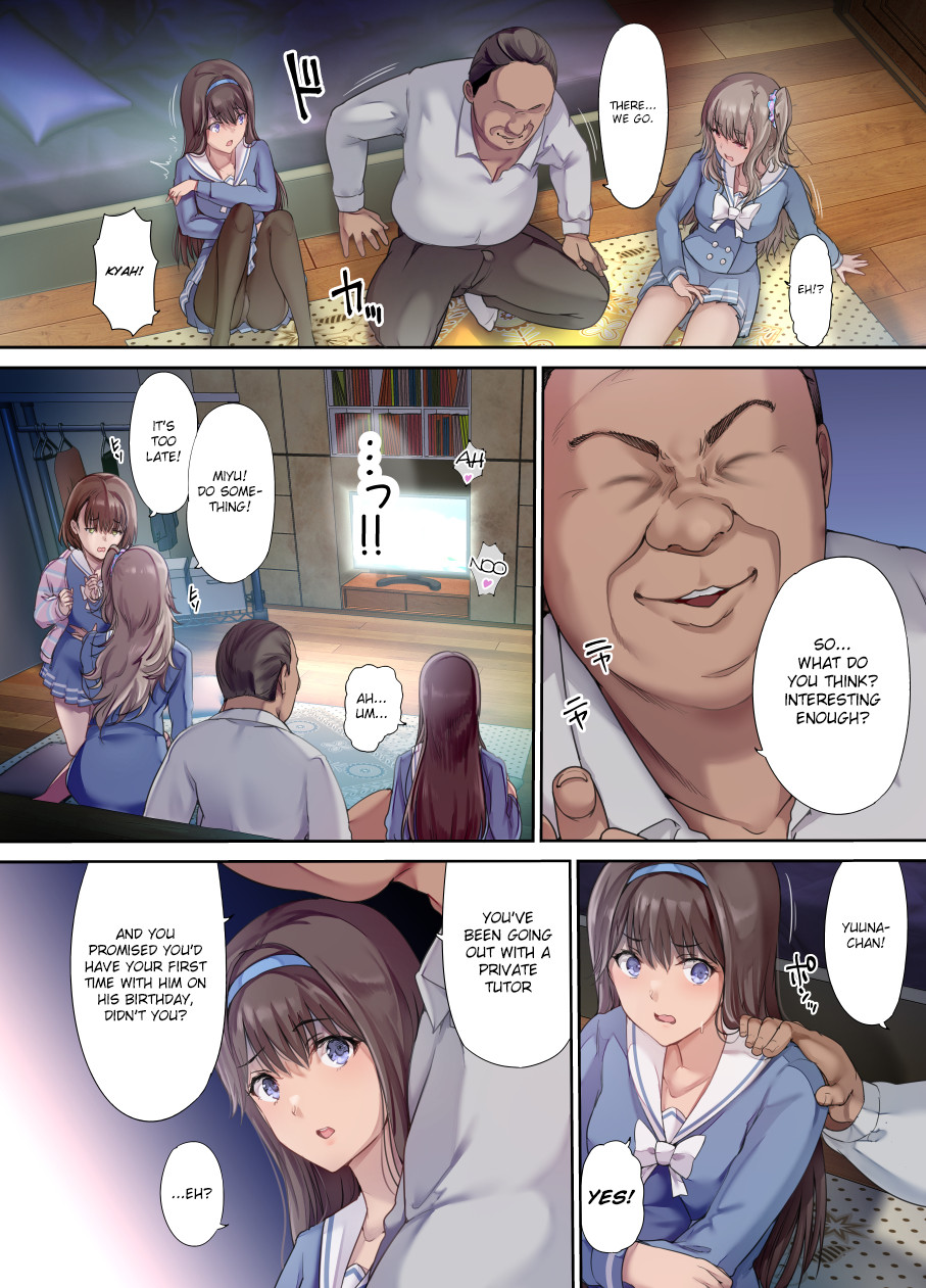 Hentai Manga Comic-Daddy's Bedroom Is a Hangout For His Daughter's Friends-Read-5